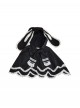 Ancient Petal Rabbit Series Cute Rabbit Ears Design Exquisite Bowknot Lace Decoration Irregular Hem Sweet Lolita Short Cape