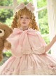 Ancient Petal Rabbit Series Cute Rabbit Ears Design Exquisite Bowknot Lace Decoration Irregular Hem Sweet Lolita Short Cape