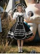 Ancient Petal Rabbit Series Ribbon Bowknot Exquisite Three Dimensional Lace Pearl Decoration Petal Lace Hem Sweet Lolita Sleeveless Dress