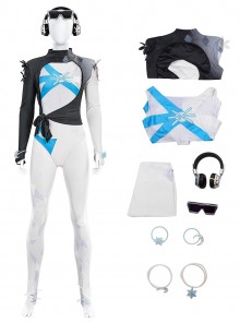 Game Marvel Rivals Halloween Cosplay Luna Snow Cool Summer Song Of The Sea Costume Set