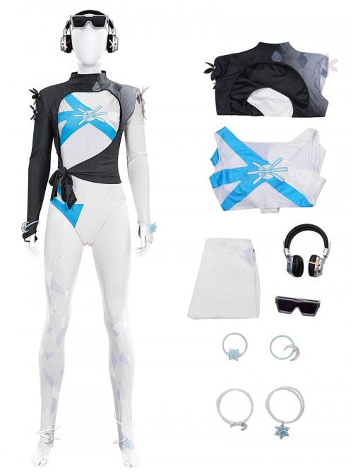 Game Marvel Rivals Halloween Cosplay Luna Snow Cool Summer Song Of The Sea Costume Set
