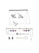 Game Where Winds Meet Halloween Cosplay Drunk Flower Shade Sect Men Costume Set