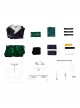 Game Where Winds Meet Halloween Cosplay Drunk Flower Shade Sect Men Costume Set