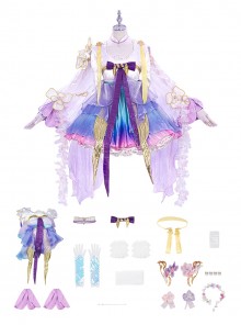 Game Honor Of Kings Halloween Cosplay Dolia Pearl Mermaid Costume Set