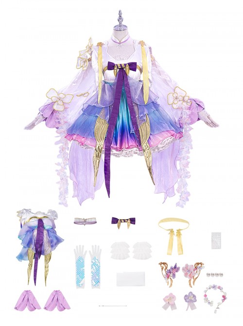 Game Honor Of Kings Halloween Cosplay Dolia Pearl Mermaid Costume Set