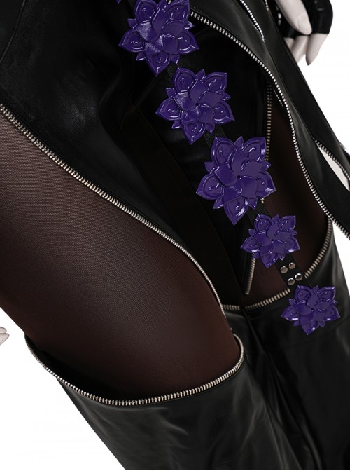 Animated Movie KPop Demon Hunters Halloween Cosplay Mira Leather Jacket Costume Set