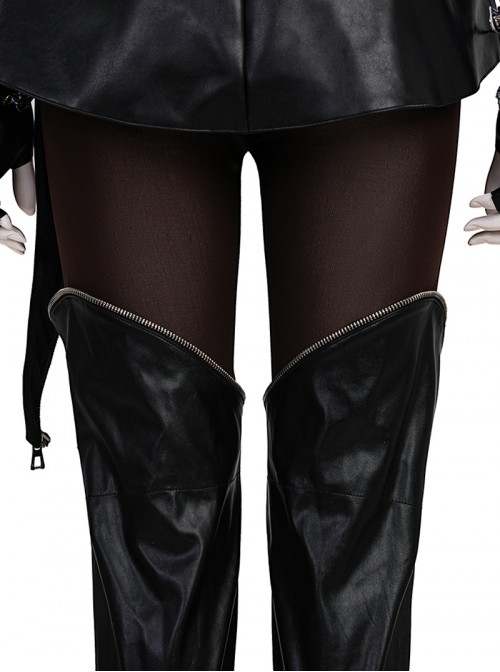Animated Movie KPop Demon Hunters Halloween Cosplay Mira Leather Jacket Costume Set