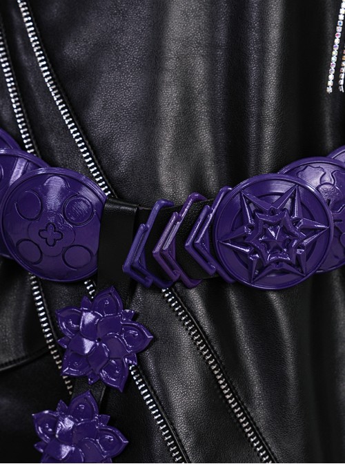 Animated Movie KPop Demon Hunters Halloween Cosplay Mira Leather Jacket Costume Set