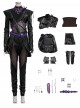 Movie Animated KPop Demon Hunters Halloween Cosplay Rumi Leather Jacket Costume Set