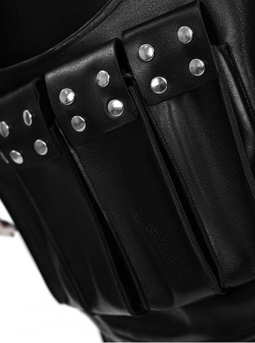 Movie Animated KPop Demon Hunters Halloween Cosplay Rumi Leather Jacket Costume Set