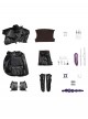 Movie Animated KPop Demon Hunters Halloween Cosplay Rumi Leather Jacket Costume Set