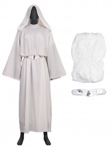 Star Wars Episode IV A New Hope Halloween Cosplay Princess Leia Organa Solo Costume Set Without Shoes