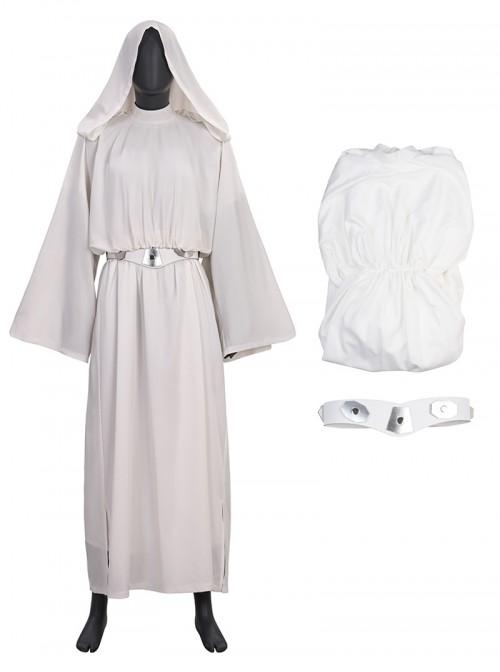Star Wars Episode IV A New Hope Halloween Cosplay Princess Leia Organa Solo Costume Set Without Shoes