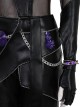Animated Movie KPop Demon Hunters Halloween Cosplay Zoey Leather Jacket Costume Set