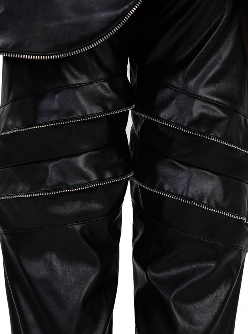 Animated Movie KPop Demon Hunters Halloween Cosplay Zoey Leather Jacket Costume Set