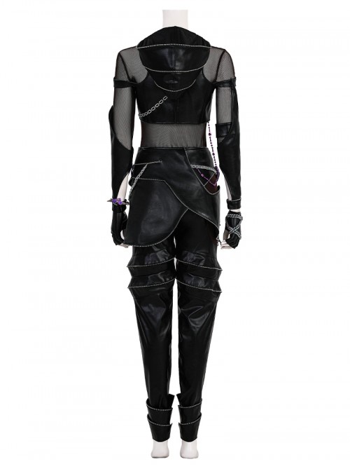 Animated Movie KPop Demon Hunters Halloween Cosplay Zoey Leather Jacket Costume Set