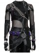 Animated Movie KPop Demon Hunters Halloween Cosplay Zoey Leather Jacket Costume Set