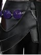 Animated Movie KPop Demon Hunters Halloween Cosplay Zoey Leather Jacket Costume Set