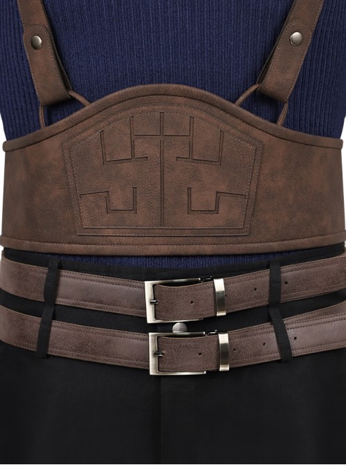 Game Final Fantasy VII Halloween Cosplay Zack Fair Costume Accessories Girdle And Back Straps Component