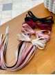 Exquisite Simple Versatile Artistic Fairy Like Bowknot Long Ribbon Sweet Lolita Hairpin