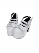 Coronation Gift Box Series Japanese Style Crown Bowknot Heart Rhinestone Decoration Sweet Lolita High Heel Platform Shoes