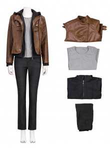 Game Resident Evil Requiem Halloween Cosplay Grace Ashcroft Costume Set Without Shoes