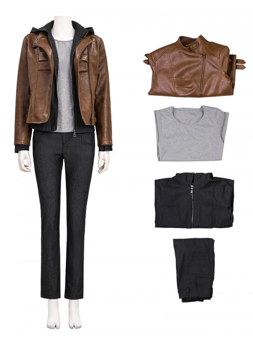 Game Resident Evil Requiem Halloween Cosplay Grace Ashcroft Costume Set Without Shoes