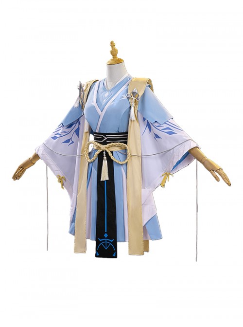 Dragon Raja Gate Of Cassell Halloween Cosplay Minamoto Chime Remote Thoughts from the Secluded Land Costume Set