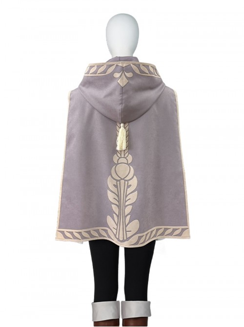 The Legend Of Zelda Breath Of The Wild Halloween Cosplay Princess Zelda Costume Gray Cloak