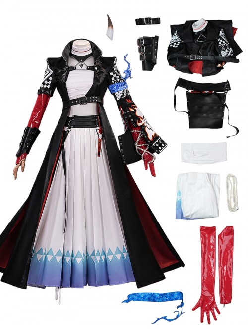 Game Arknights Halloween Cosplay Hoshiguma The Breacher Costume Set