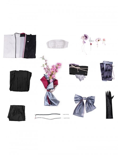 Game Arknights Halloween Cosplay Mizuki Costume Set