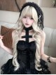 Silver White Natural Elegant Elf Style Moonlight Color Air Bangs Classic Lolita Full Head Long Curly Hair Wig