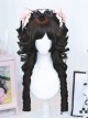 Exquisite Cute Dark Fluffy Daily Bangs Sweet Lolita Full Head Long Roman Curly Wig