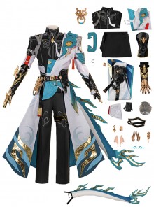 Game Honkai Star Rail Halloween Cosplay DanHeng Imbibitor Lunae Costume Set