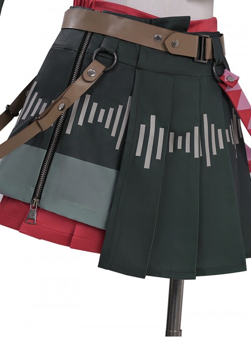 Vtuber Halloween Cosplay Kasane Teto Voicepeak Costume Full Set
