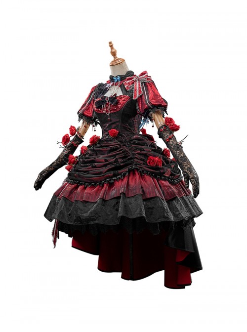 Game Identity V Halloween Cosplay Little Girl Memory Miss Pomegranate Dip Costume Set