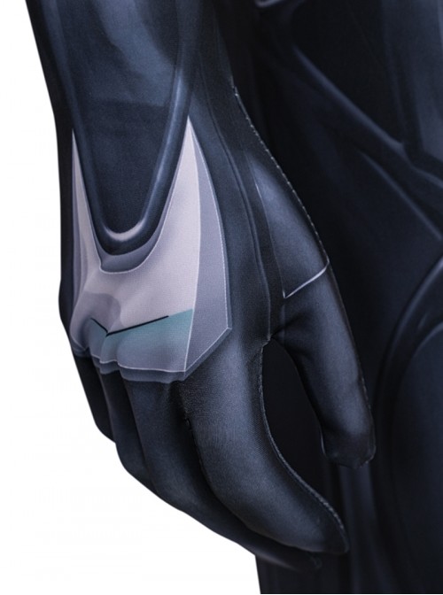 Game Marvel Rivals Halloween Cosplay Spider Man Black Battle Suit Bodysuit Costume Set