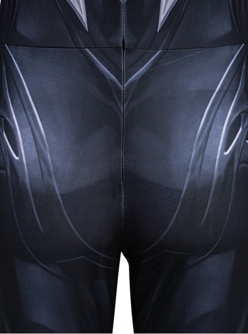 Game Marvel Rivals Halloween Cosplay Spider Man Black Battle Suit Bodysuit Costume Set