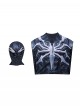 Game Marvel Rivals Halloween Cosplay Spider Man Black Battle Suit Bodysuit Costume Set