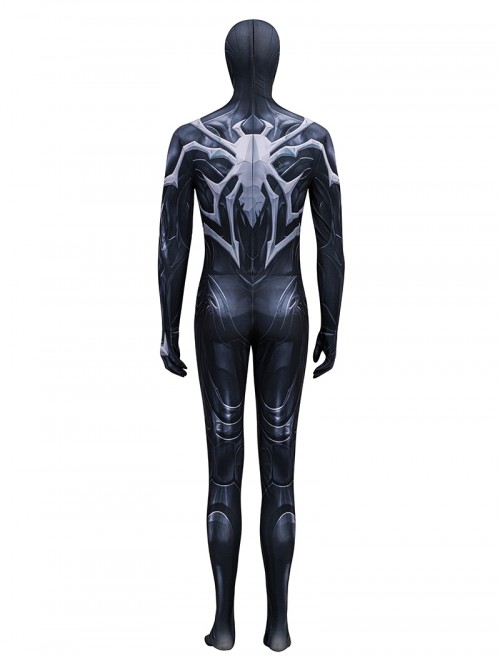 Game Marvel Rivals Halloween Cosplay Spider Man Black Battle Suit Bodysuit Costume Set