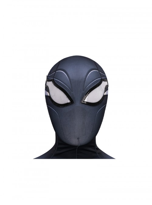 Game Marvel Rivals Halloween Cosplay Spider Man Black Battle Suit Bodysuit Costume Set