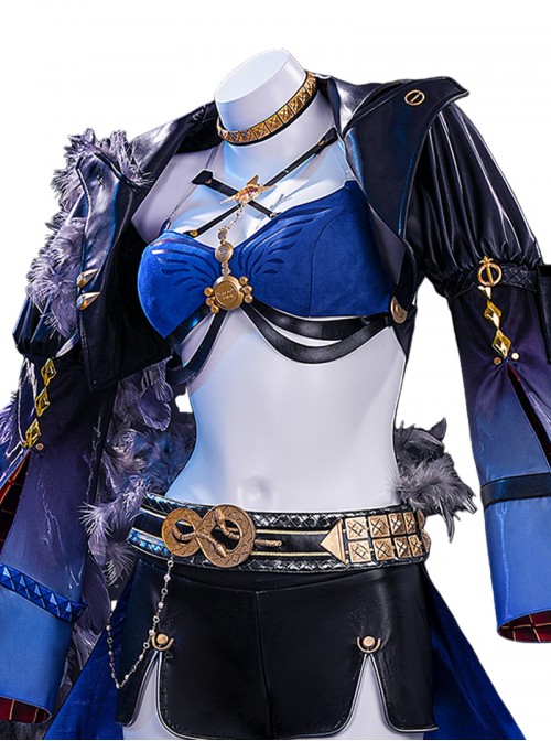 Game Wuthering Waves Halloween Cosplay Galbrena Costume Set