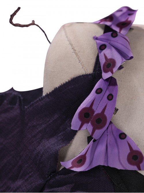 Game Where Winds Meet Halloween Cosplay Unbound Heart Valley Sect Women Costume Set