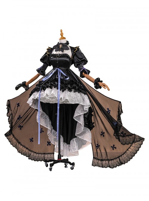 Game Arknights Halloween Cosplay Togawa Sakiko Ave Mujica Master Of Melody Costume Set