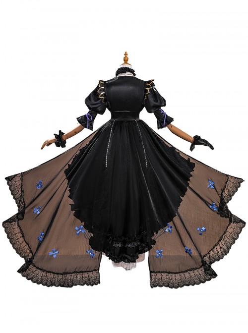 Game Arknights Halloween Cosplay Togawa Sakiko Ave Mujica Master Of Melody Costume Set