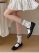 Daily Fresh Cute Polka Dot Lace Ballet Style Sweet Lolita Mid-Tube Socks