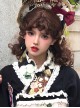Cheese Bear Series Caramel Brown Cute Doll Sense Curly Bangs Sweet Lolita Fluffy Doll Short Curly Wig