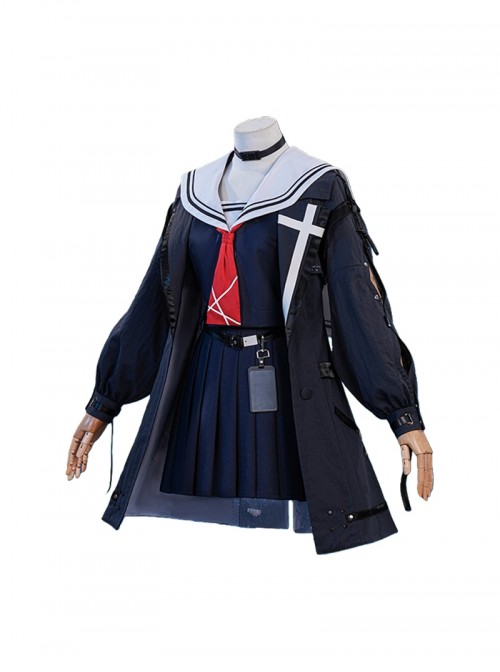 Game Wuthering Waves Halloween Cosplay Chisa Costume Set