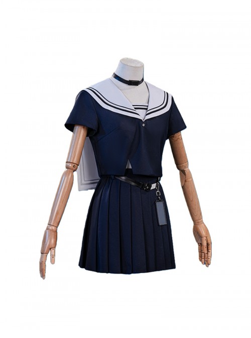 Game Wuthering Waves Halloween Cosplay Chisa Costume Set