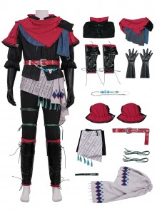 Game Final Fantasy XVI Halloween Cosplay Joshua Rosfield Costume Set Without Shoes